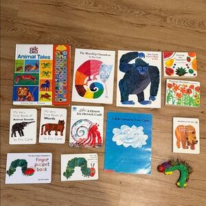 Eric Carle Animal Storybook Collection with Finger Puppet